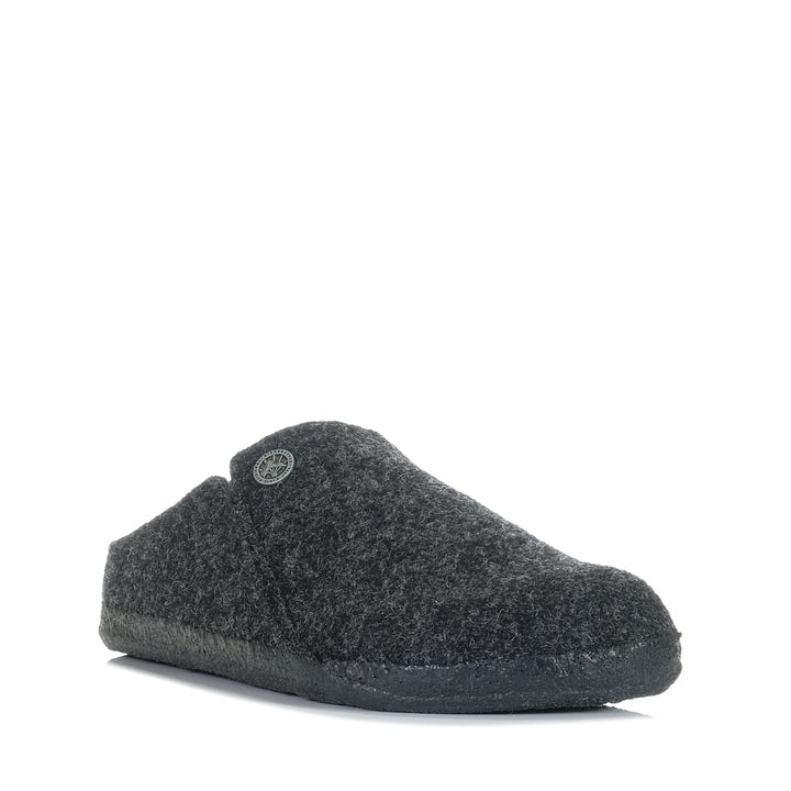 Birkenstock Zermatt Wool-Felt (Narrow) Anthracite Womens Slippers