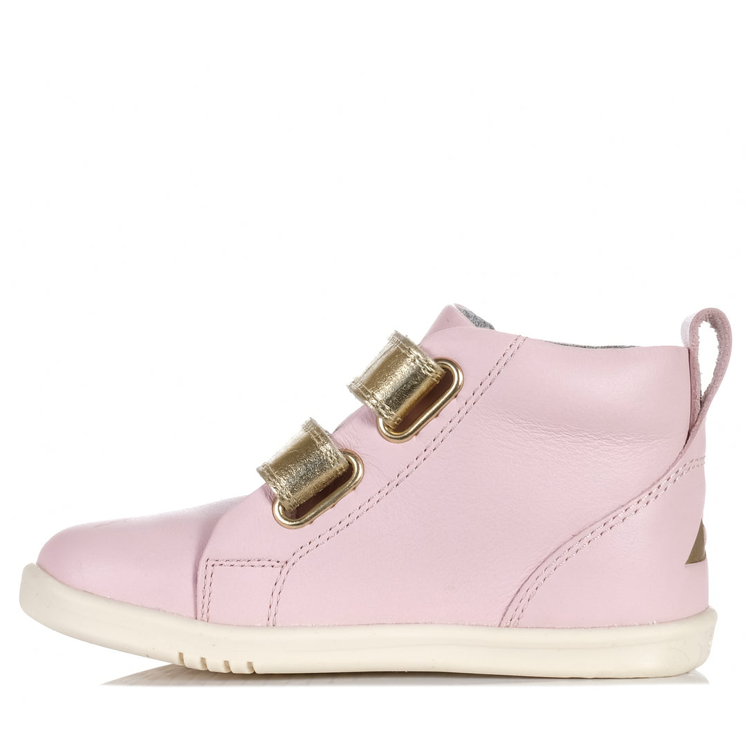 Bobux I-Walk Grass Court Hi Ballet Pink Toddler Boots