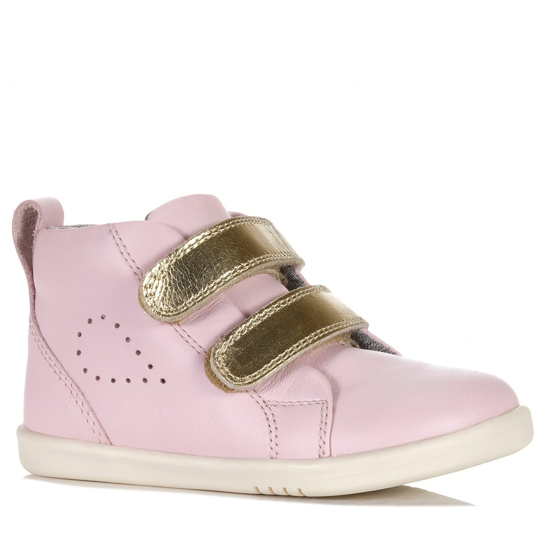 Bobux I-Walk Grass Court Hi Ballet Pink Toddler Boots