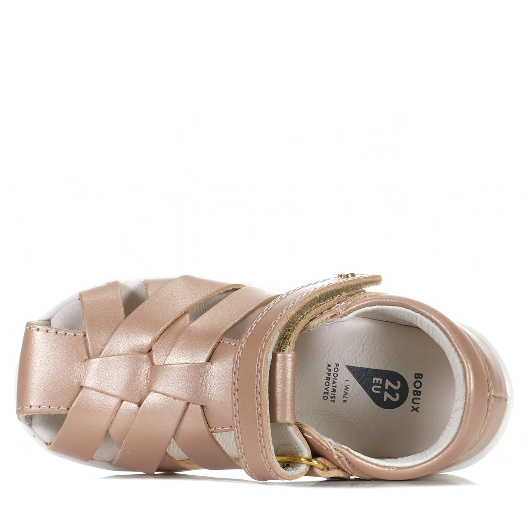 Bobux I-Walk Tropicana II 638318 Rose Gold Toddler Sandals