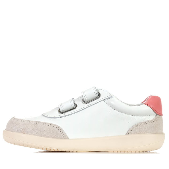 Bobux Kid+ Champ 850505 Chalk/Ocean Coral Youth Shoes