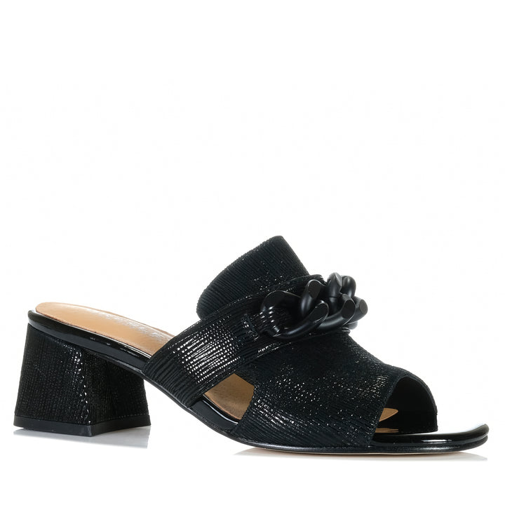 Bresley Adder Black Shimmer Womens Sandals