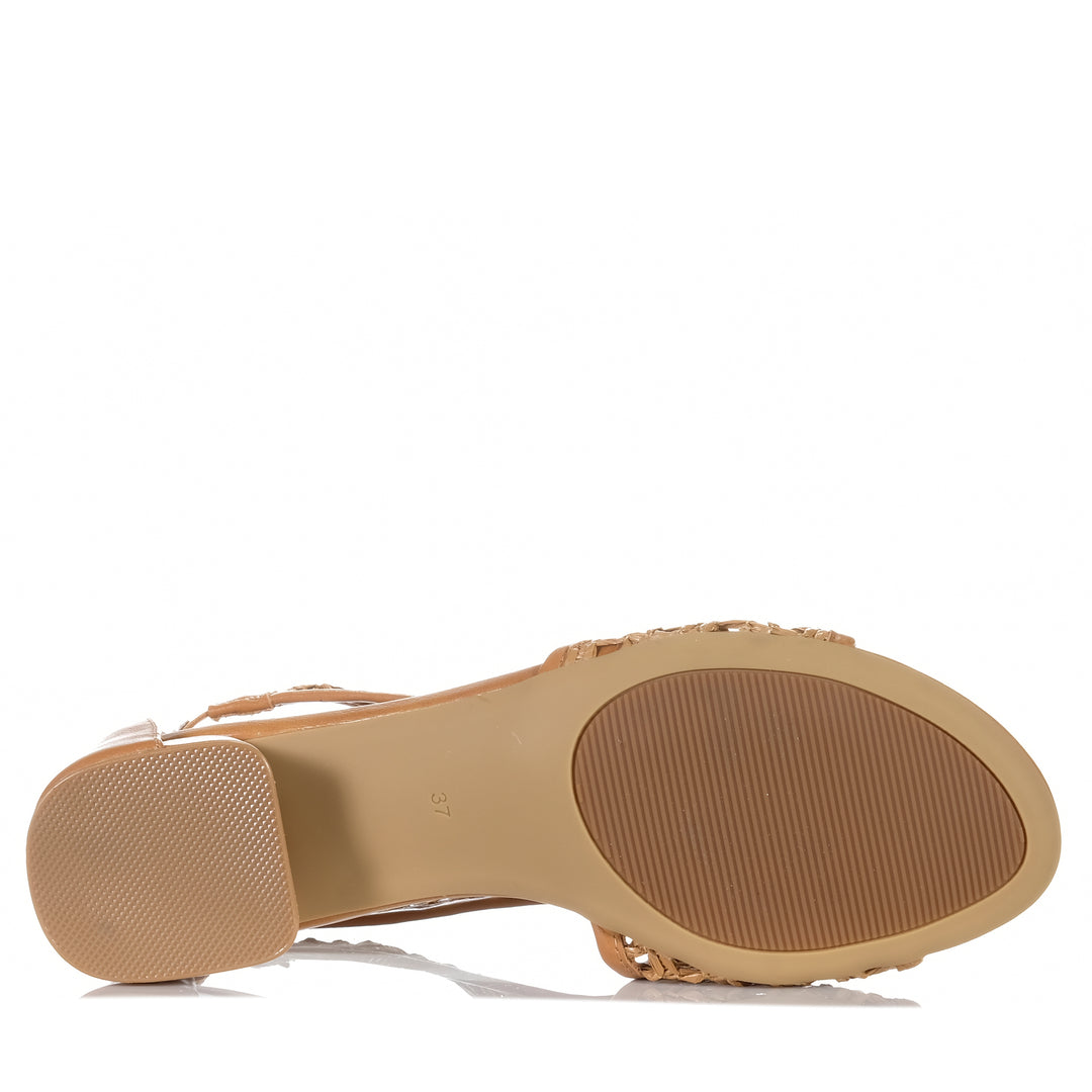 Bresley Angler Brandy Raffia Womens Sandals