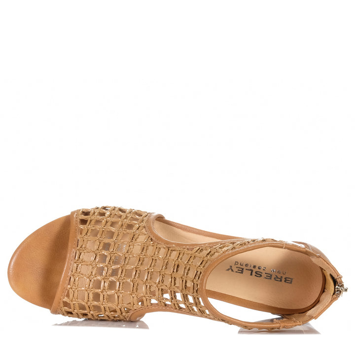 Bresley Angler Brandy Raffia Womens Sandals