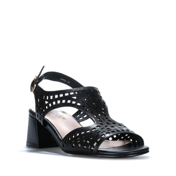 Bresley April Black Womens Sandals