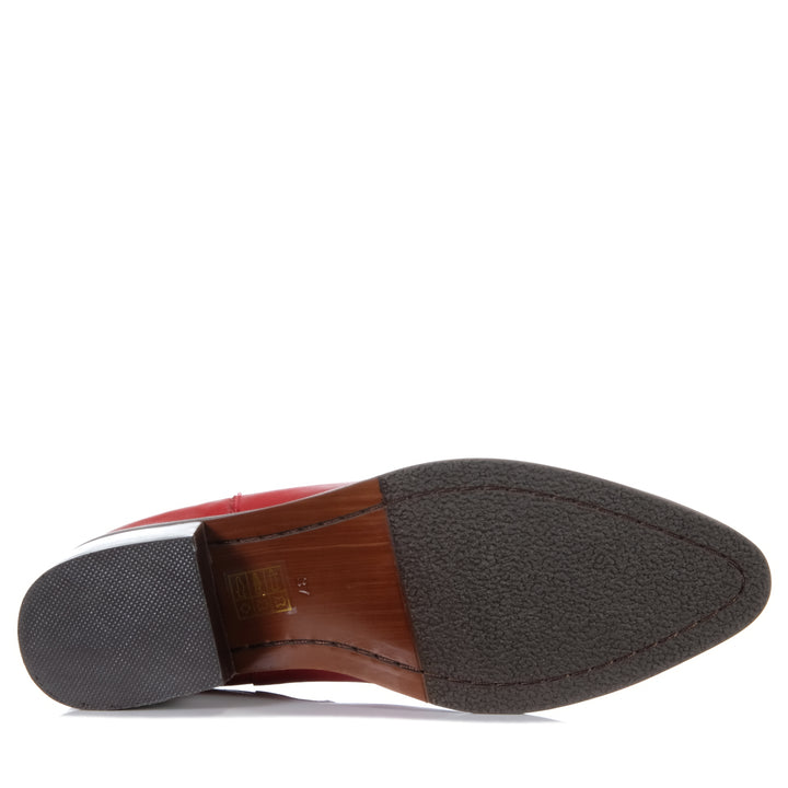 Bresley Daily Red Waxy Womens Boots