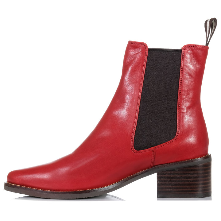 Bresley Daily Red Waxy Womens Boots