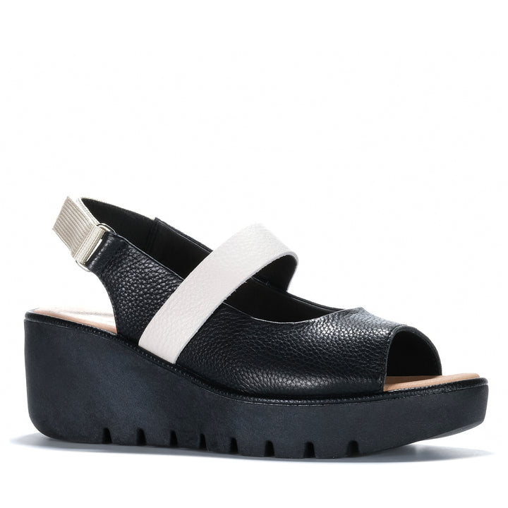 Bresley Pollen Black/Bone Womens Sandals