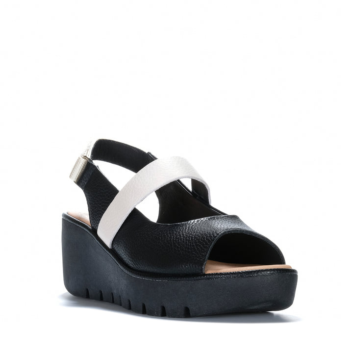 Bresley Pollen Black/Bone Womens Sandals