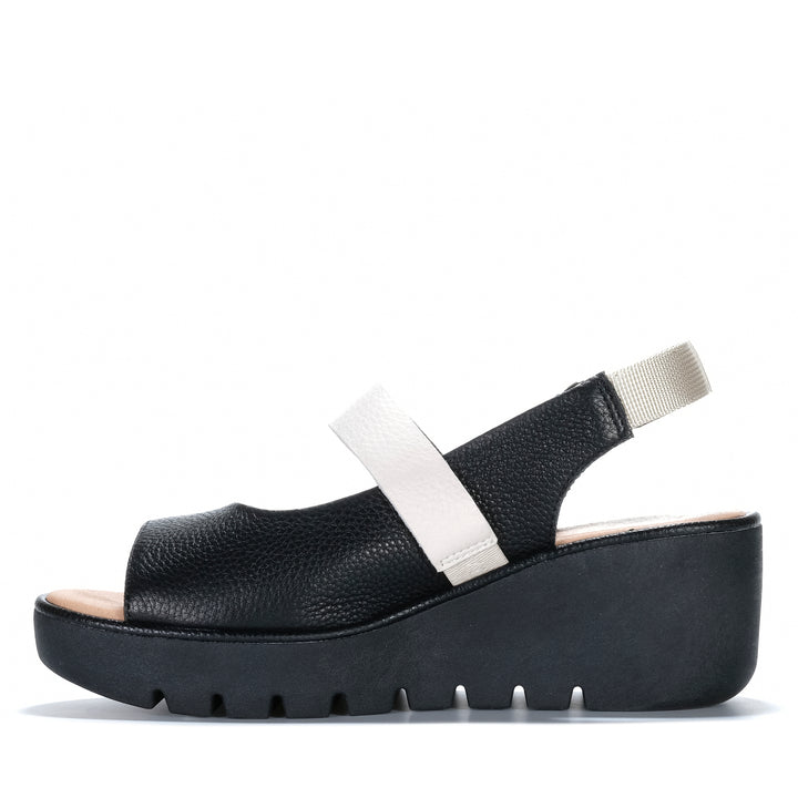 Bresley Pollen Black/Bone Womens Sandals