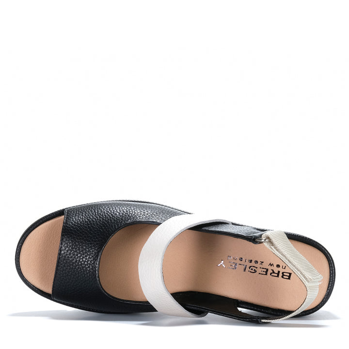 Bresley Pollen Black/Bone Womens Sandals