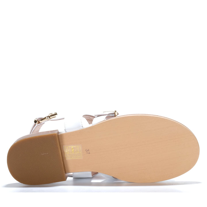 Bresley Saffron White Womens Sandals