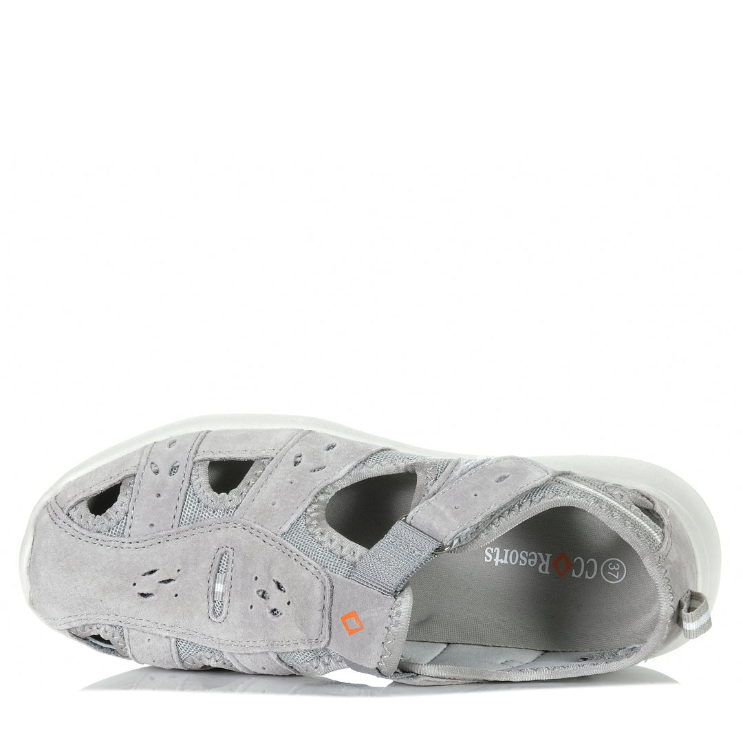 CC Resorts Bernice Light Grey Womens Shoes