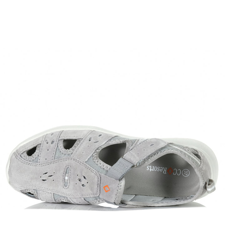 CC Resorts Bernice Light Grey Womens Shoes