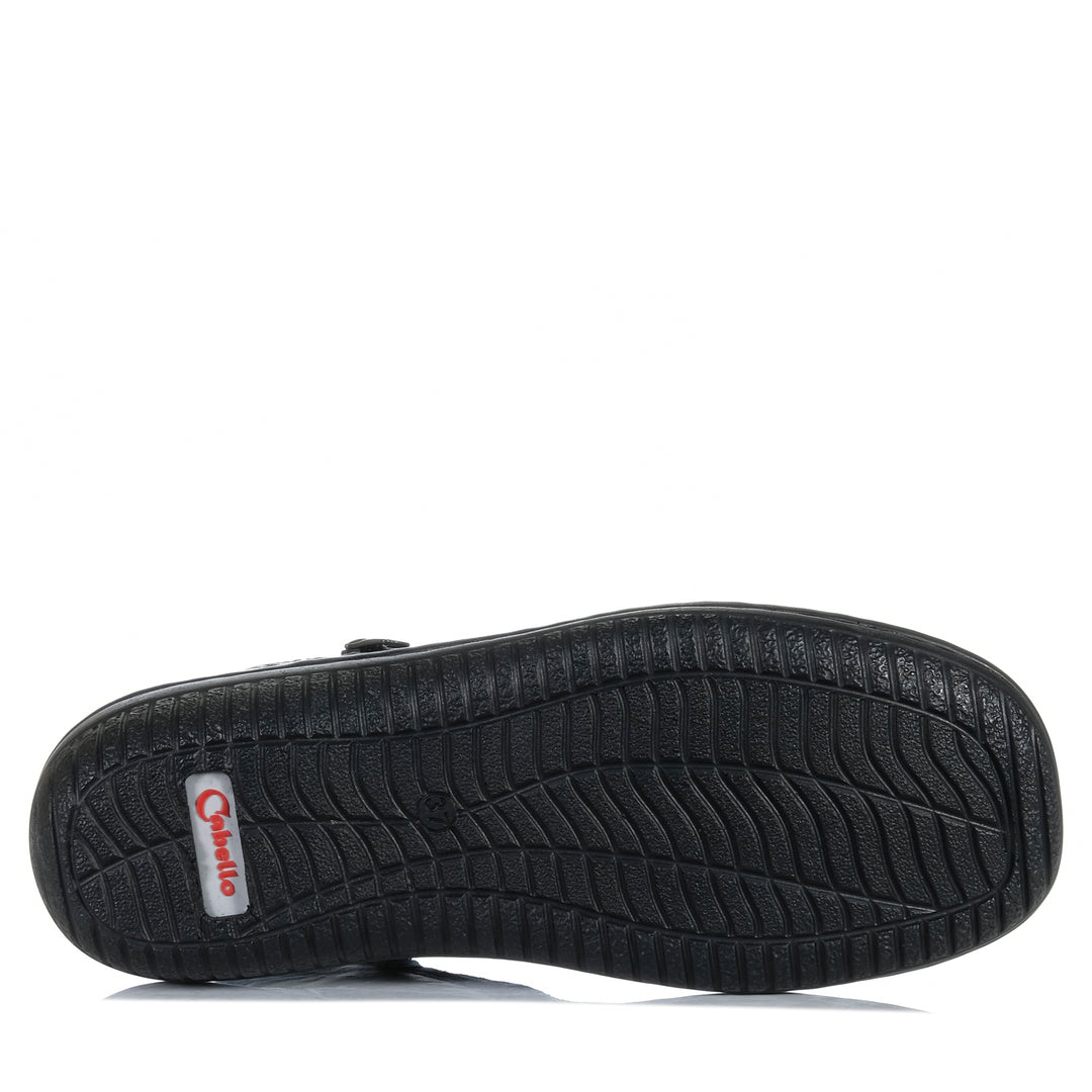 Cabello 5250-27 Black Crinkle Womens Boots