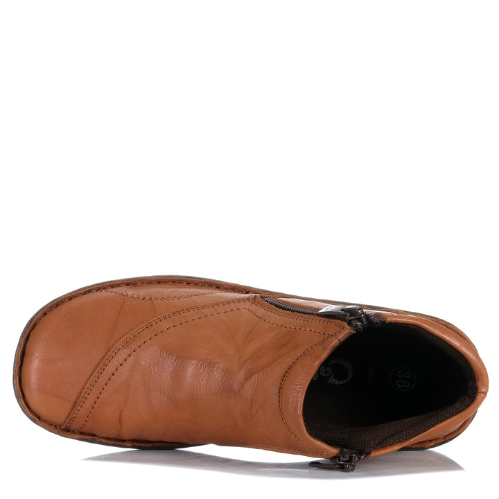 Cabello 5250-27 Tan Crinkle Womens Boots