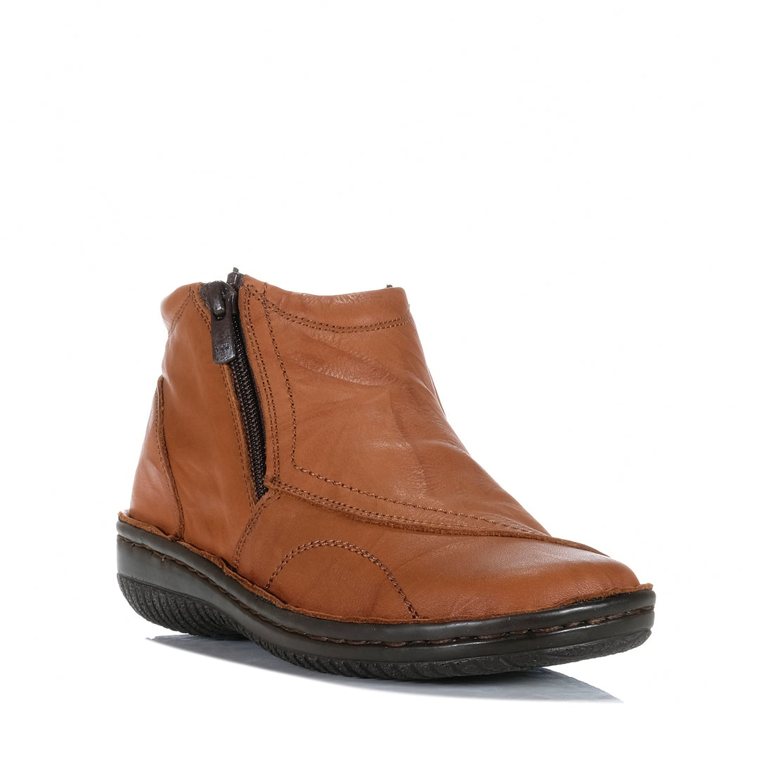 Cabello 5250-27 Tan Crinkle Womens Boots