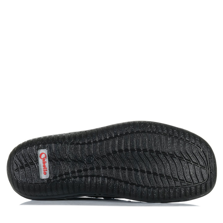 Cabello 761-27 Black Crinkle Womens Shoes