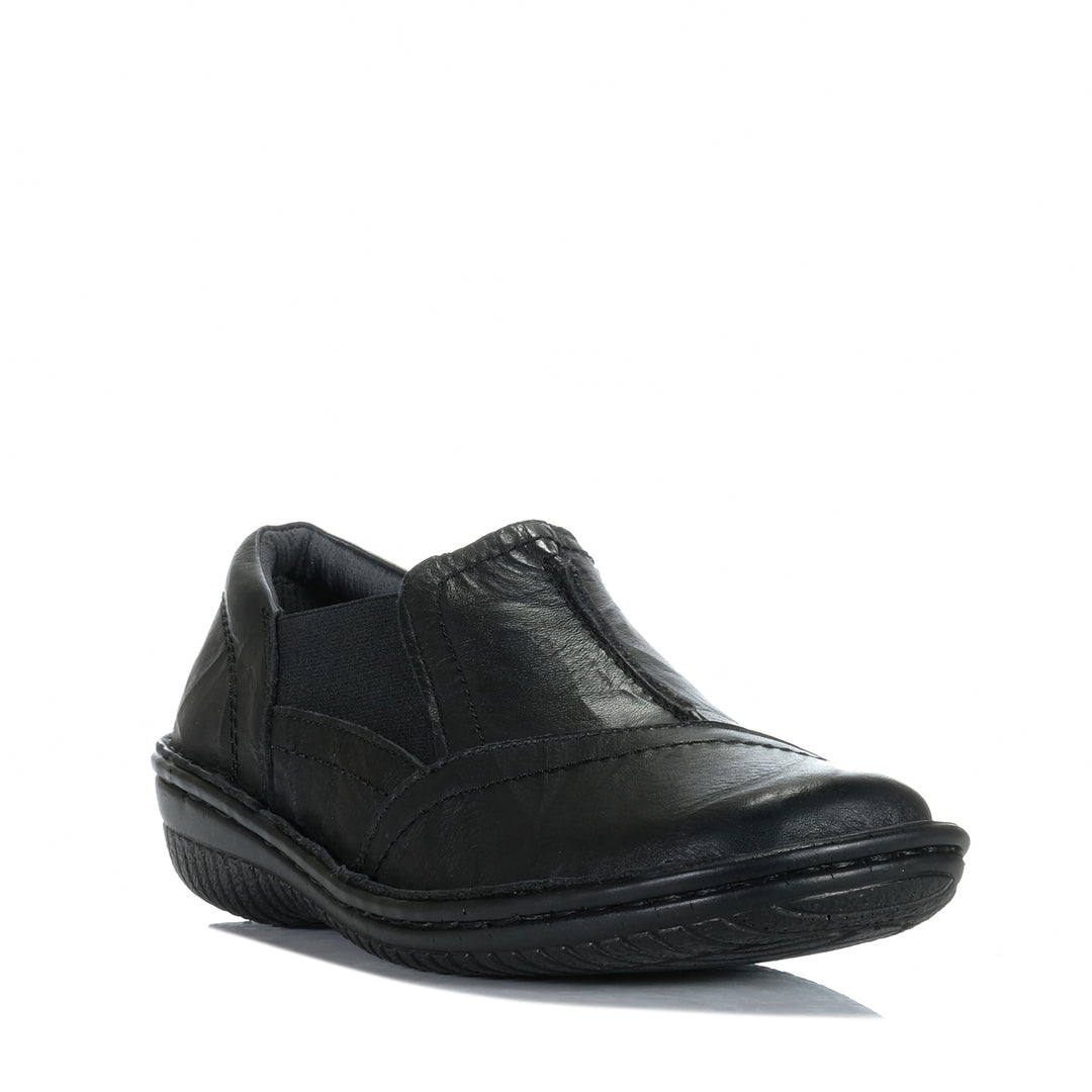 Cabello 761-27 Black Crinkle Womens Shoes