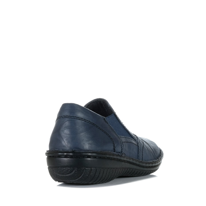 Cabello 761-27 Navy Crinkle Womens Shoes