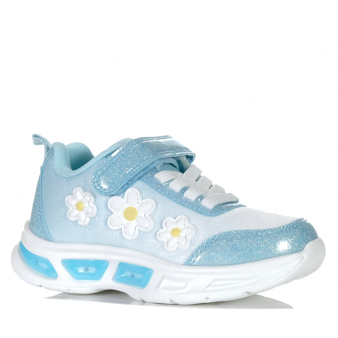Clarks Alessia Blue Multi Youth Shoes