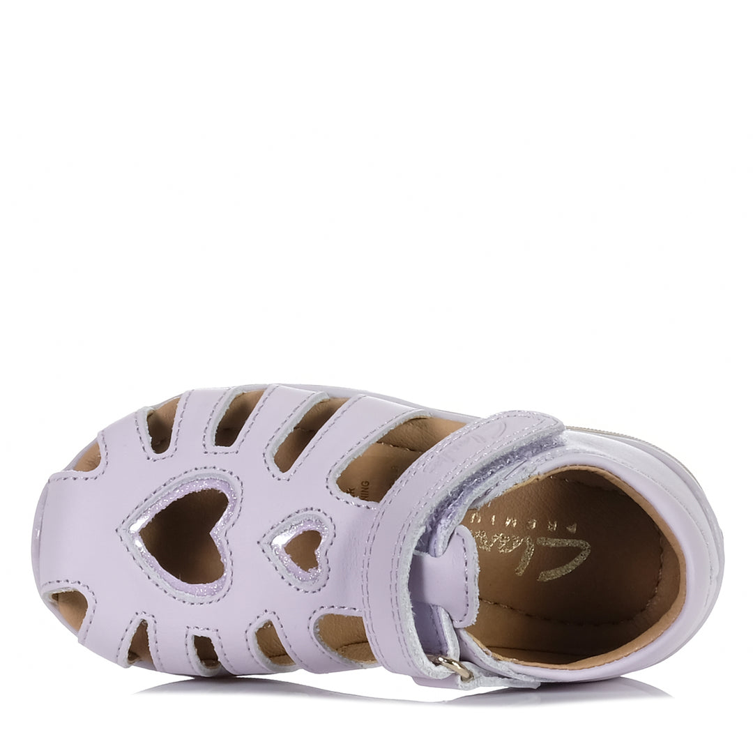 Clarks Melody Lilac Toddler Sandals