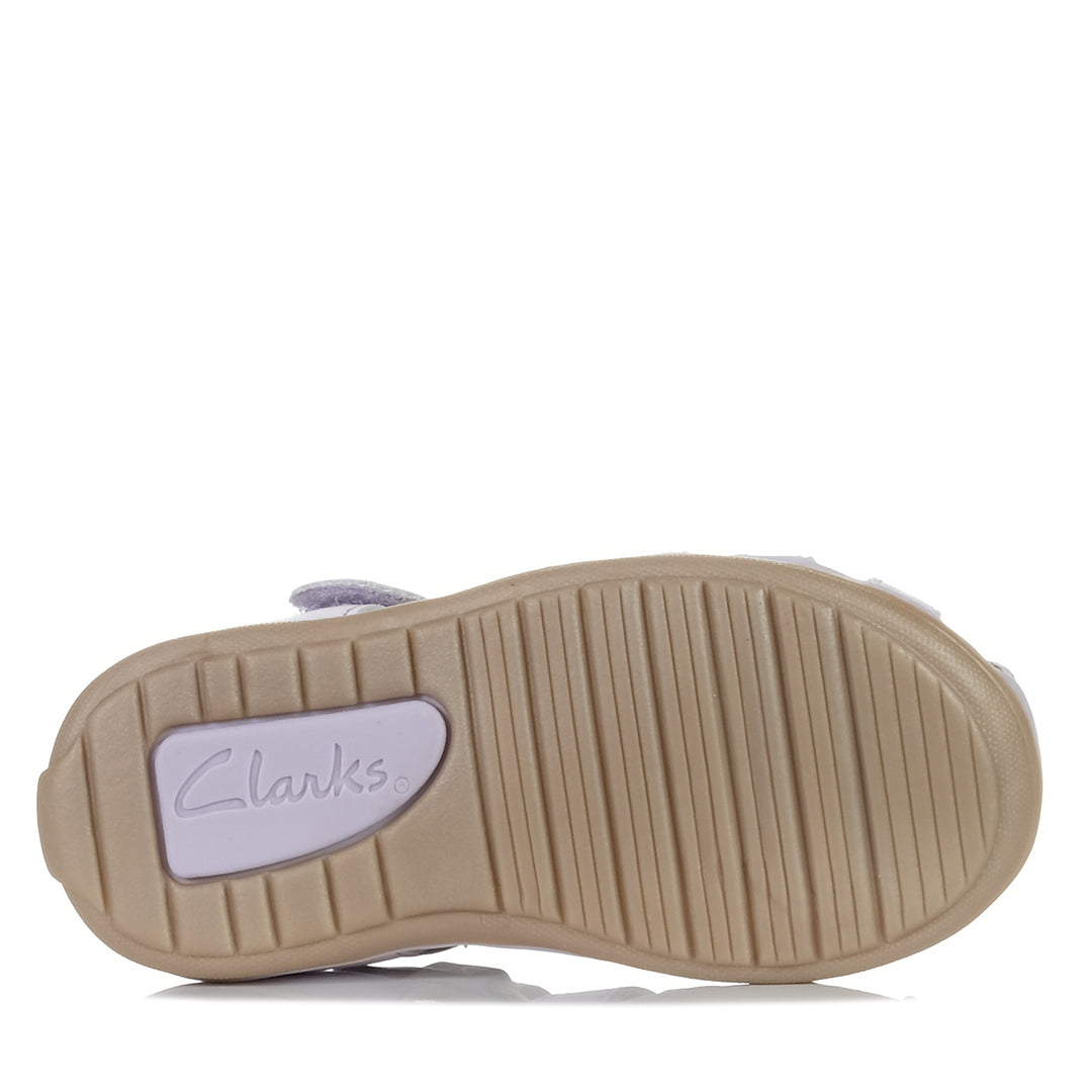 Clarks Melody Lilac Toddler Sandals