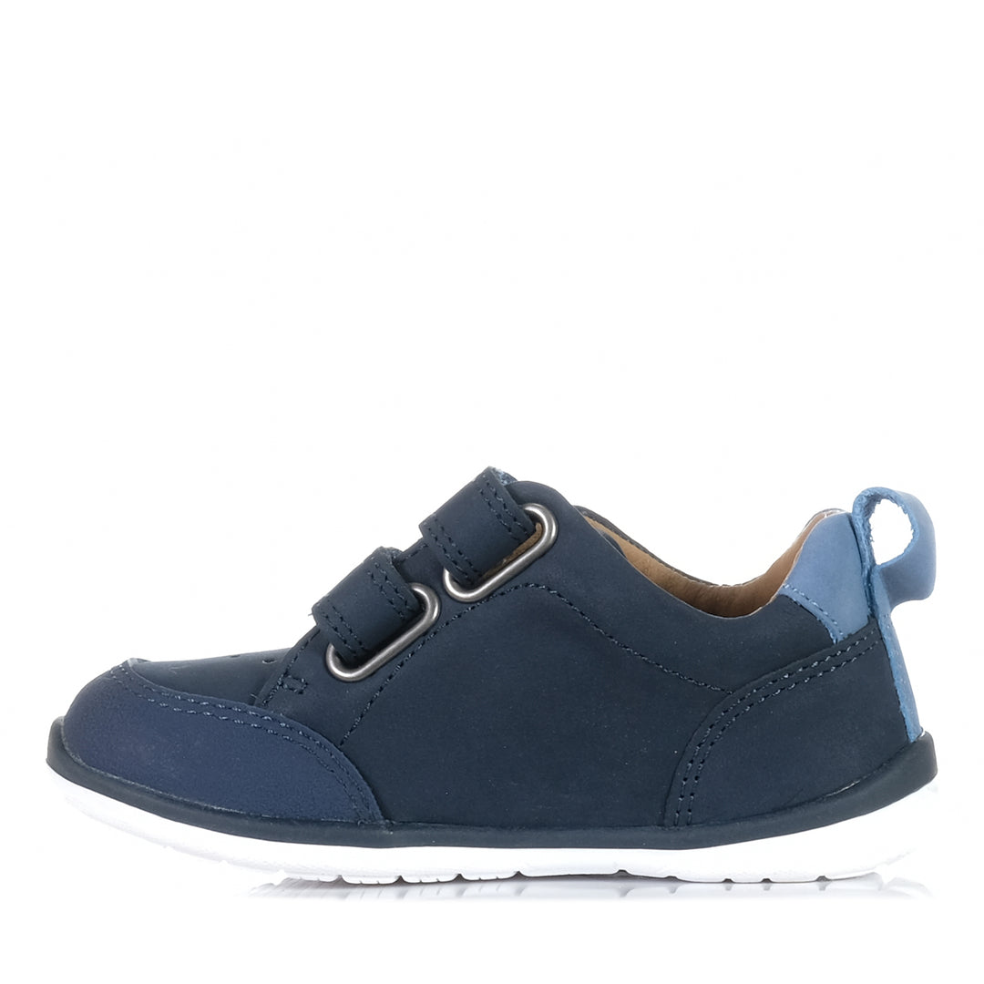Clarks Melvin Navy Toddler Shoes