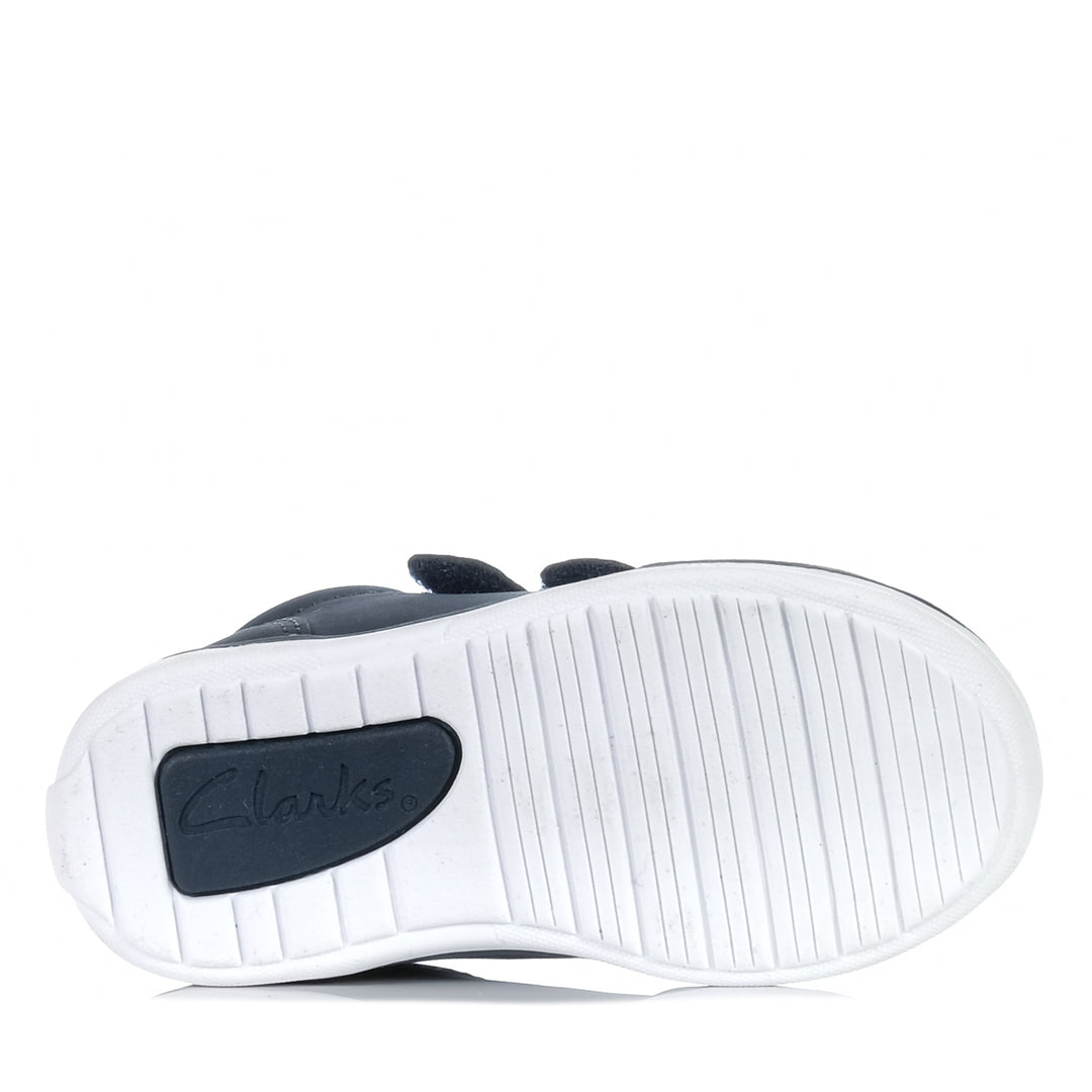 Clarks Melvin Navy Toddler Shoes
