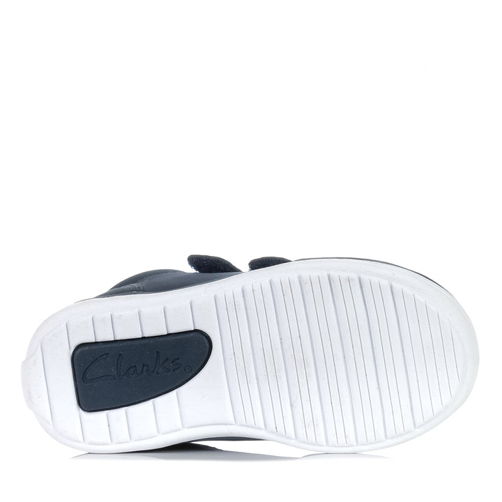 Clarks Melvin Navy Toddler Shoes