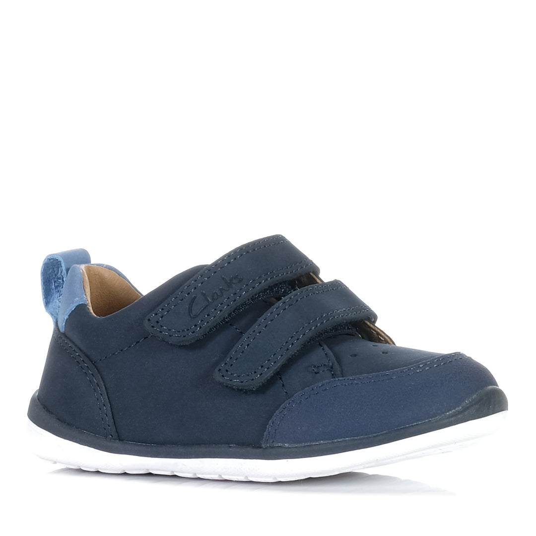 Clarks Melvin Navy Toddler Shoes