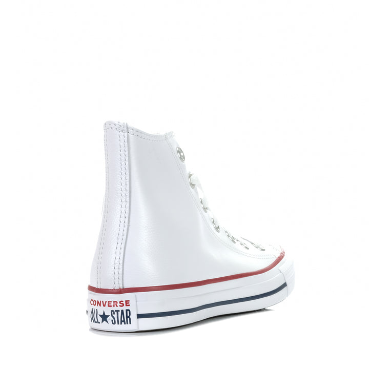 Converse CT All Star Leather High Top White, 10 US, 11 US, 6 US, 7 US, 8 US, 9 US, Converse, high-tops, sneakers, white, womens