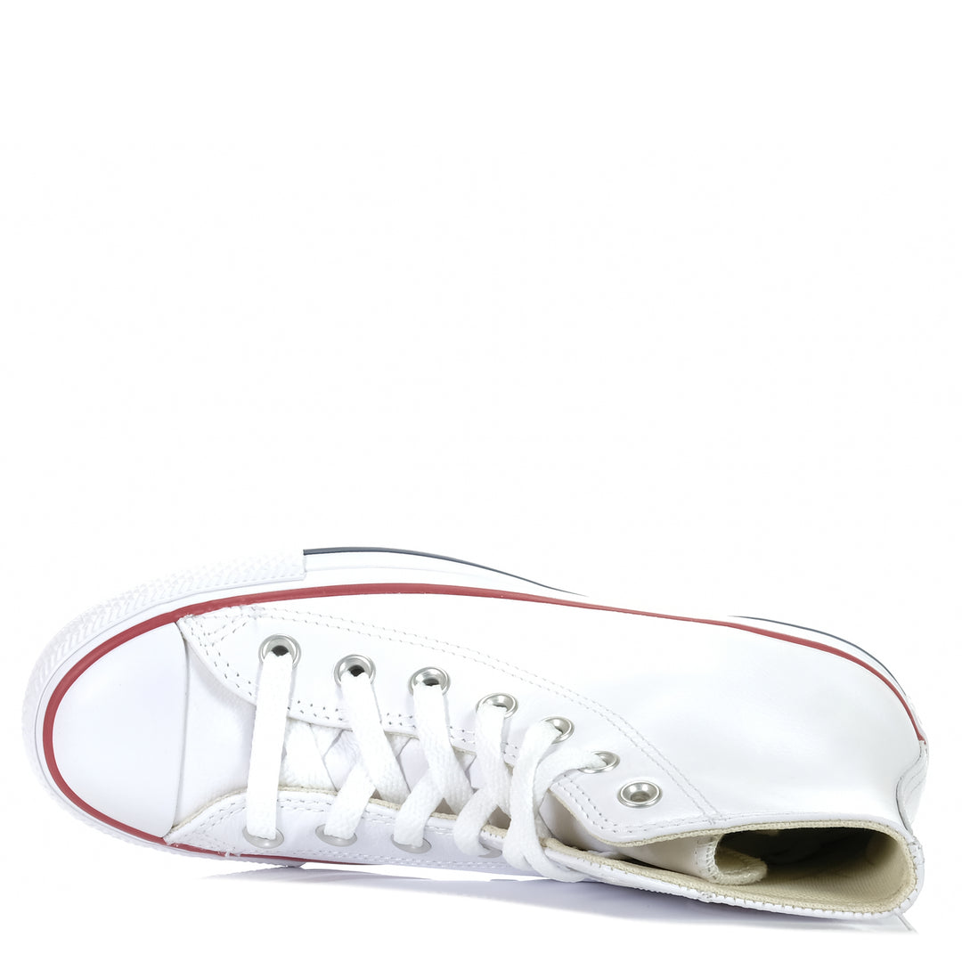 Converse CT All Star Leather High Top White, 10 US, 11 US, 6 US, 7 US, 8 US, 9 US, Converse, high-tops, sneakers, white, womens