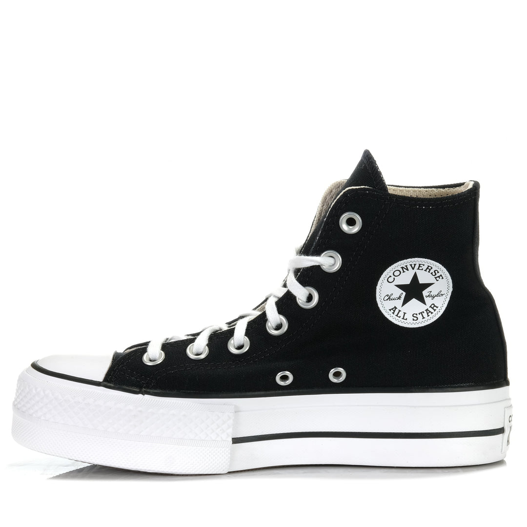 Converse Chuck Taylor All Star Lift High Top Black/White Womens Sneakers