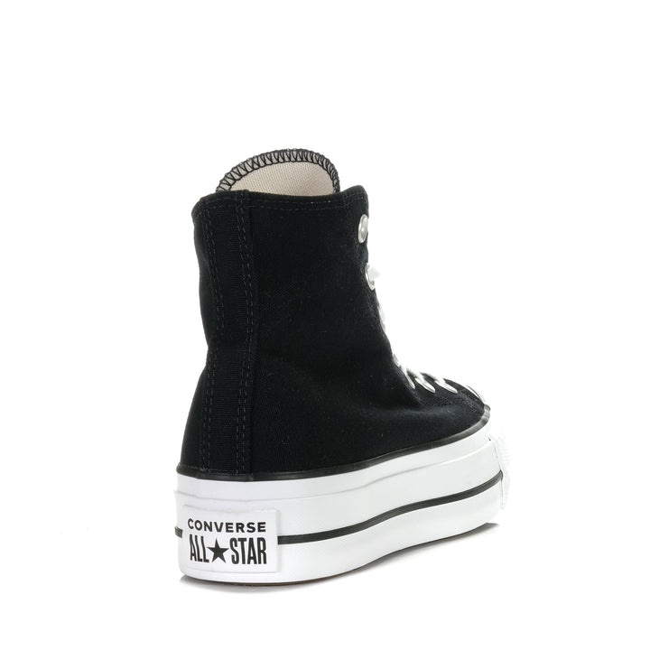 Converse Chuck Taylor All Star Lift High Top Black/White Womens Sneakers