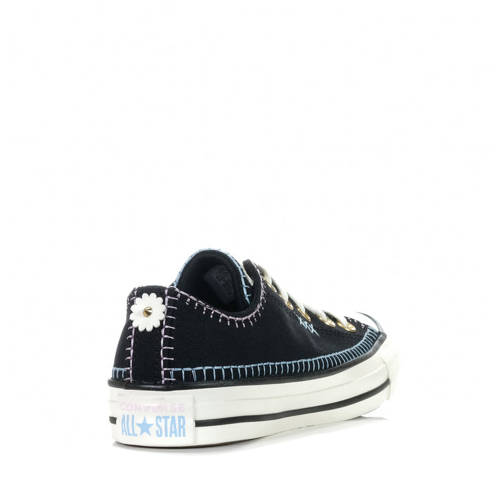 Converse Chuck Taylor Crafted Stitching Low Black, 10 US, 11 US, 6 US, 7 US, 8 US, 9 US, black, Converse, flats, low-tops, shoes, sneakers, womens