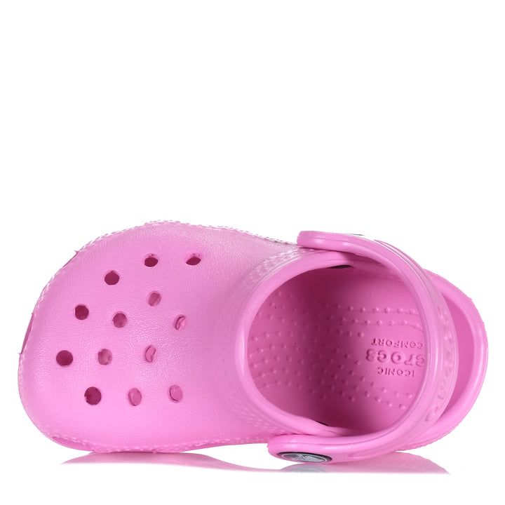 Crocs Classic Clog Toddlers Taffy Pink Toddler Sandals
