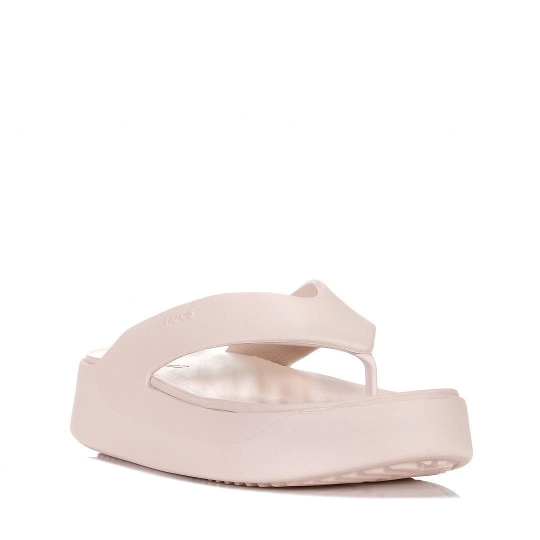 Crocs Getaway Platform Flip Quartz Womens Sandals