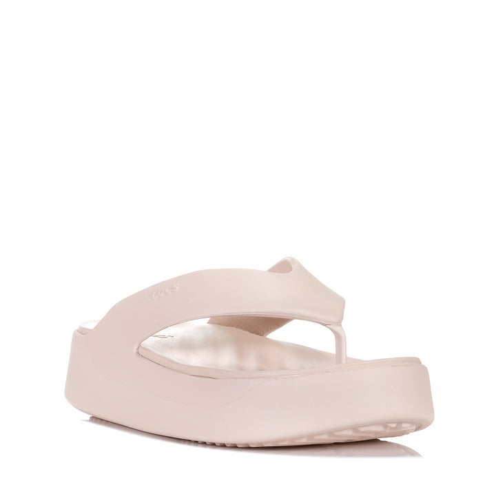 Crocs Getaway Platform Flip Quartz Womens Sandals