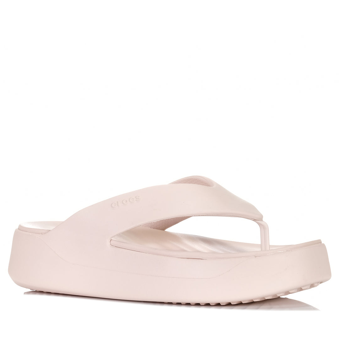 Crocs Getaway Platform Flip Quartz Womens Sandals