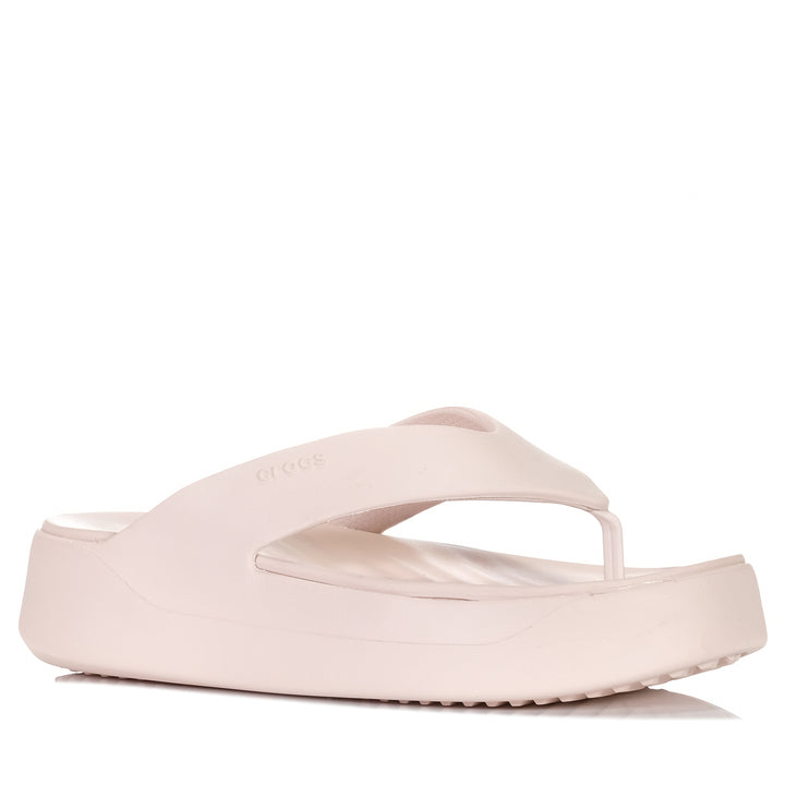 Crocs Getaway Platform Flip Quartz Womens Sandals
