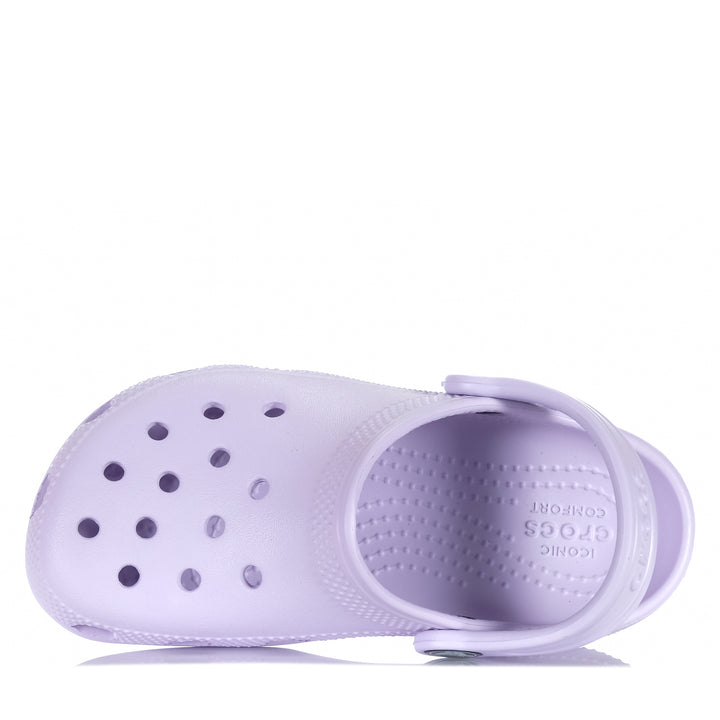 Crocs Kids Classic Clog Lavender Youth Sandals