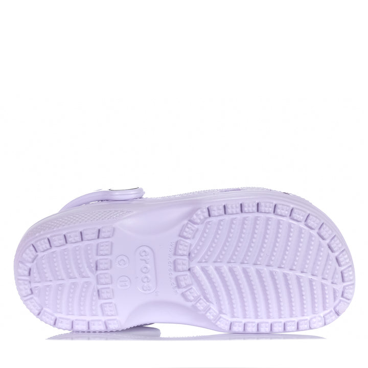 Crocs Kids Classic Clog Lavender Youth Sandals