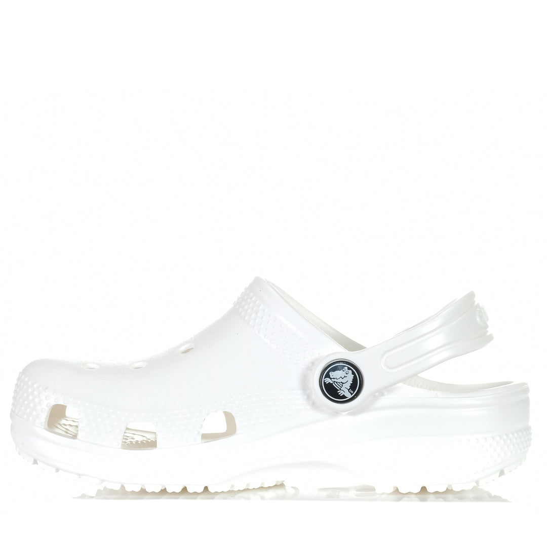 Crocs Kids Classic Clog White, 1 US, 11 US, 12 US, 13 US, 2 US, 3 US, 4 US, 5 US, 6 US, Crocs, kids, sandals, white, youth