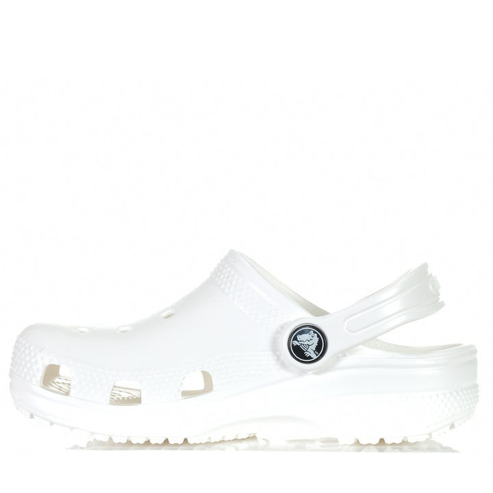 Crocs Kids Classic Clog White Youth Sandals