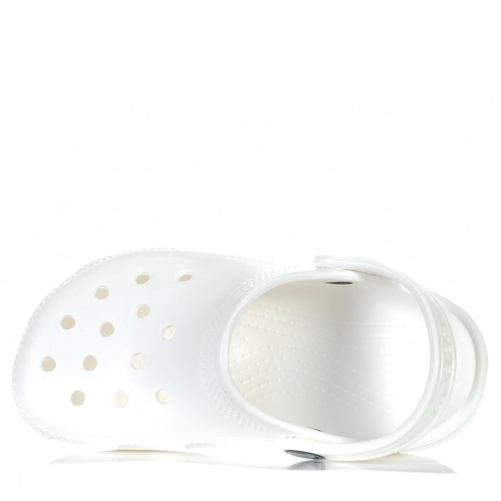 Crocs Kids Classic Clog White Youth Sandals