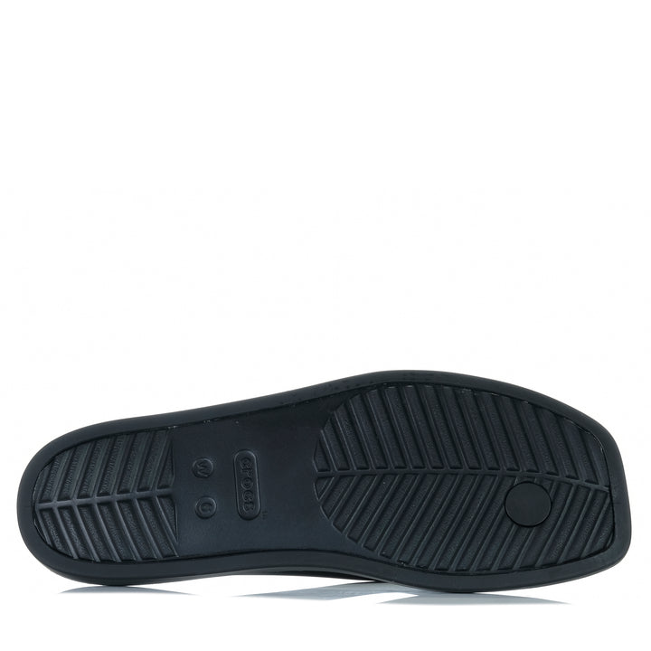 Crocs Miami Flip Black Womens Sandals