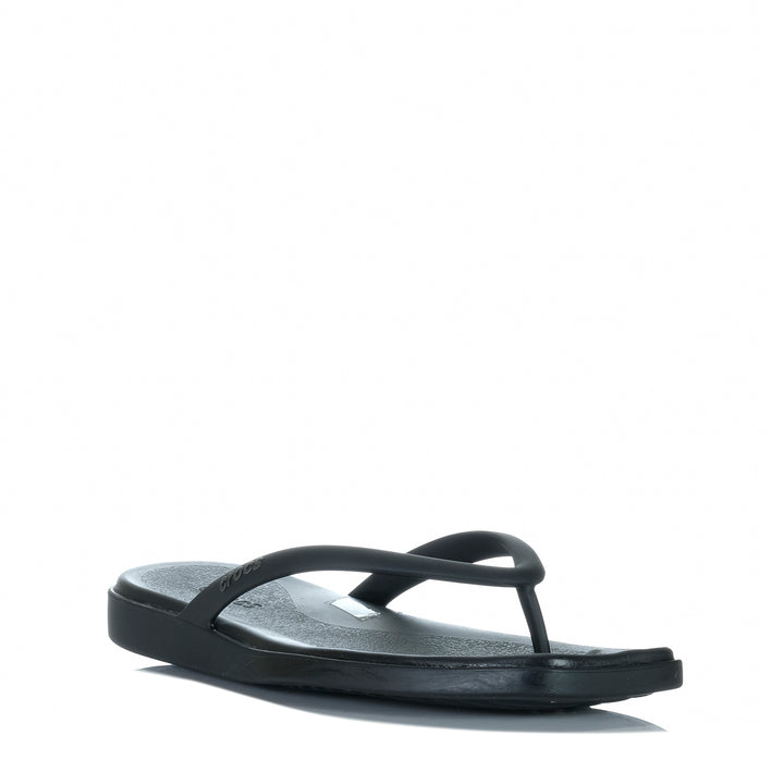 Crocs Miami Flip Black Womens Sandals
