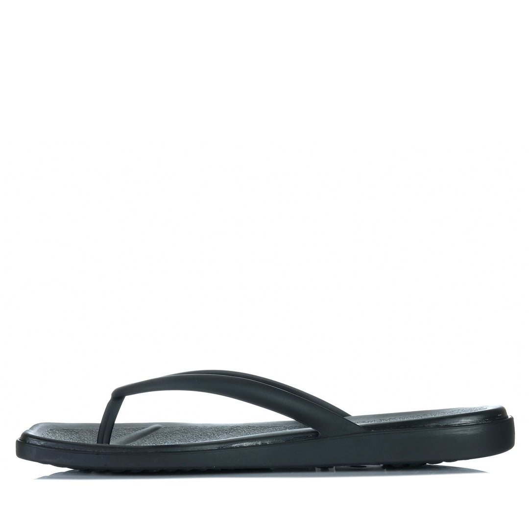 Crocs Miami Flip Black Womens Sandals