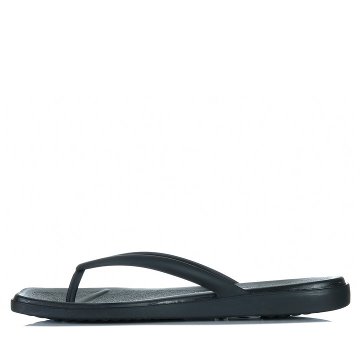 Crocs Miami Flip Black Womens Sandals